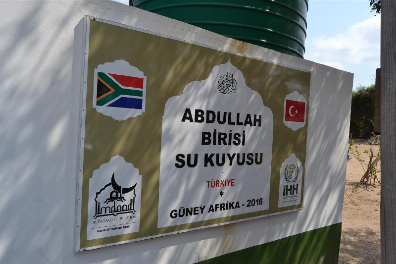 The Maqawulani borehole was sponsored by iHH and has been dedicated to Abdullah Birisi